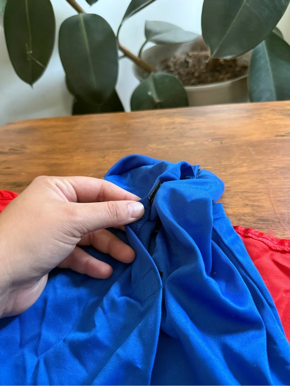 Small dog pet Superman Halloween costume